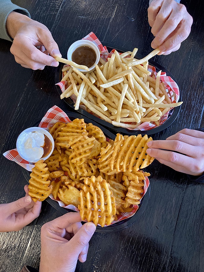 Chelsea Hotel, Chatswood_Chips & gravy, Waffle Chips, chilli & sour cream.jpg