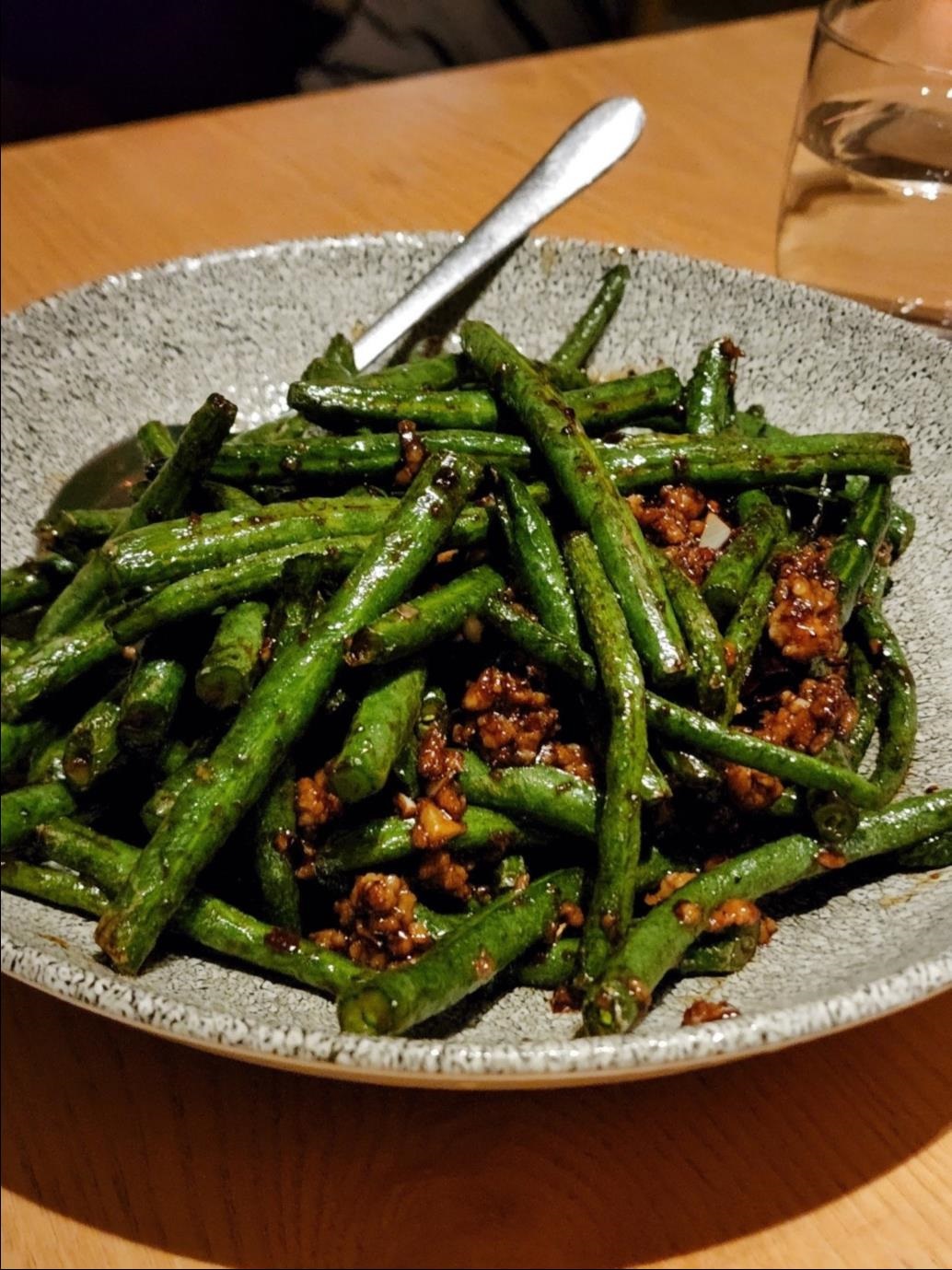 Wok-fried Green Beans with Pork Mince and Chilli
