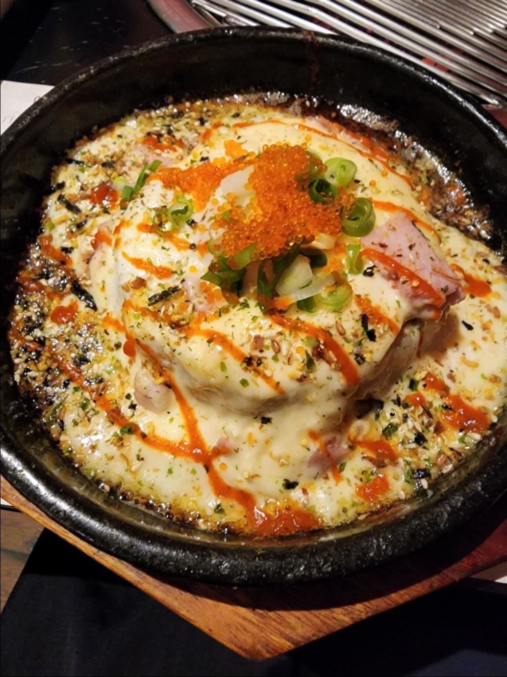 Cheese Volcano Fried Rice, $28 Cheese Volcano Fried Rice, $28