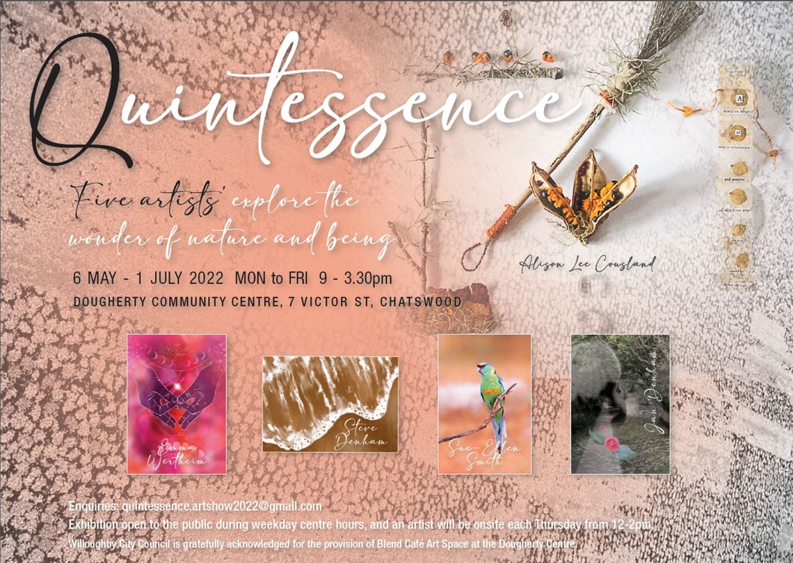 Quintessence Exhibition flyer