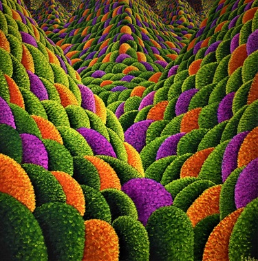 Seya Hashemi, “Valley of Dreams”, 2018, acrylic on canvas